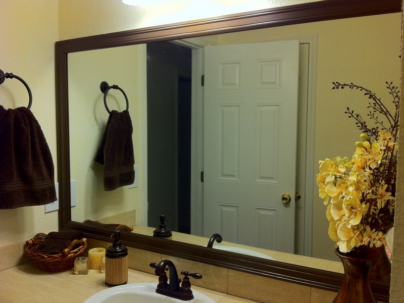 Bathroom Mirror Frames Diy