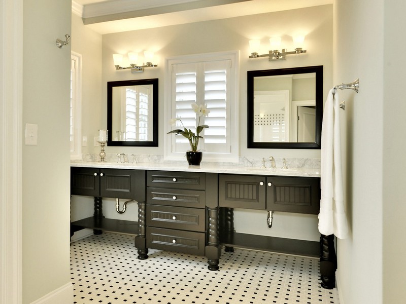 Bathroom Mirror Ideas Double Vanity