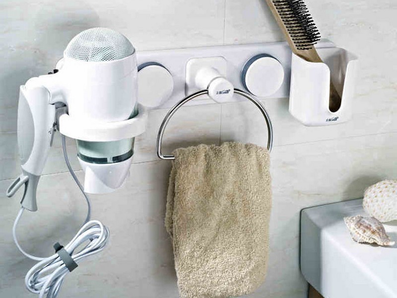 Bathroom Organizer For Hair Dryer