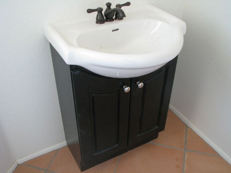 Bathroom Pedestal Sink Storage Cabinet