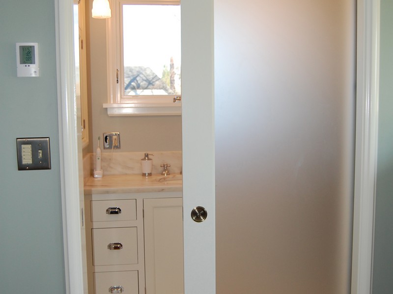 Bathroom Pocket Door Frosted Glass