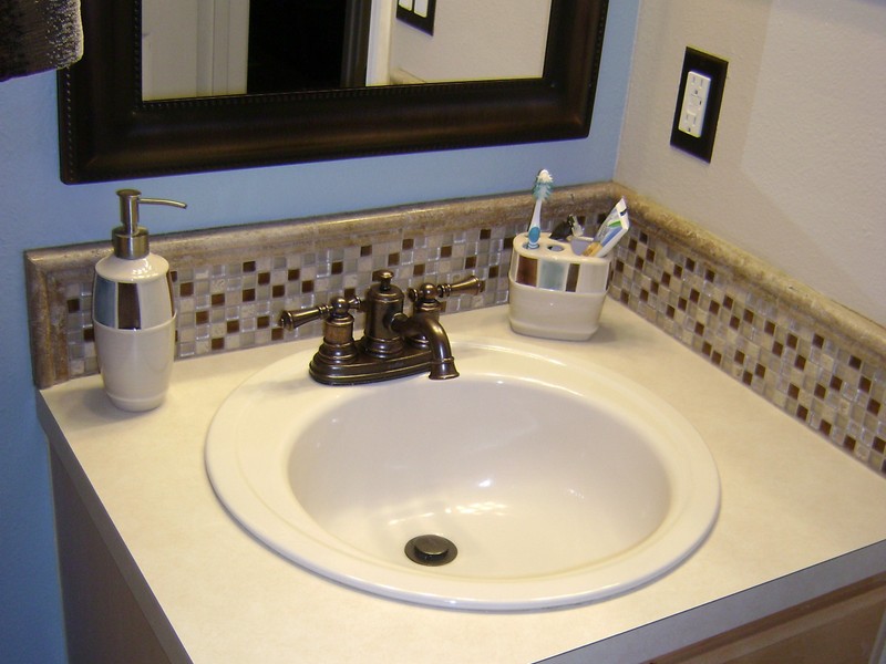 Bathroom Sink Backsplash Tile