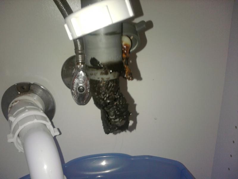 Bathroom Sink Clogged Black Stuff