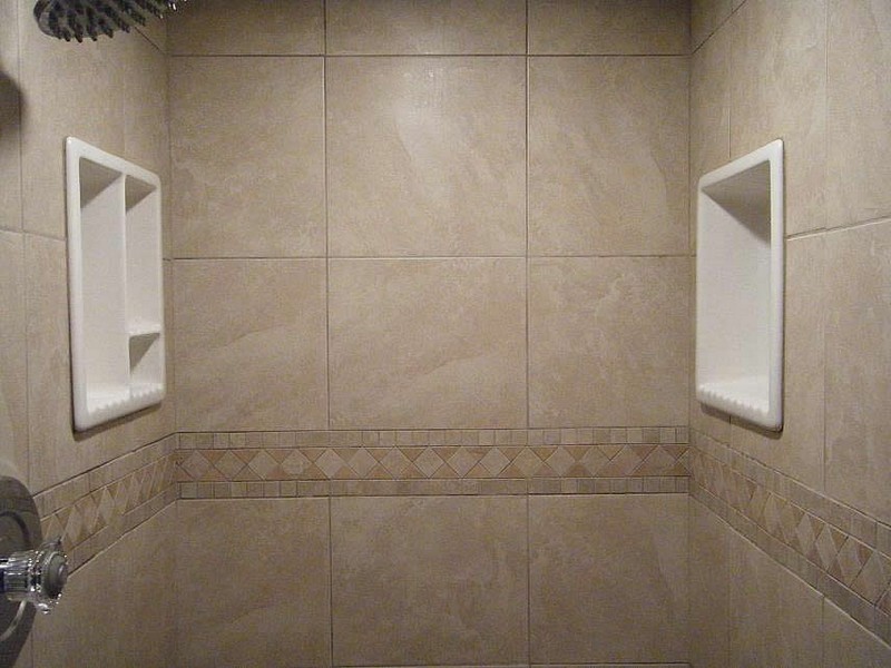 Bathroom Tile Shower Shelves Recessed Shampoo Niches