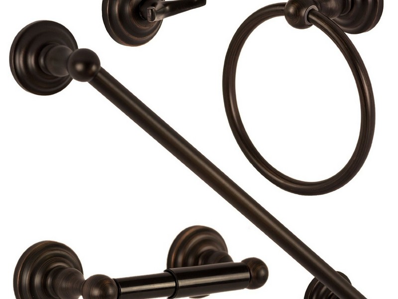 Bathroom Towel Bar Sets Bronze