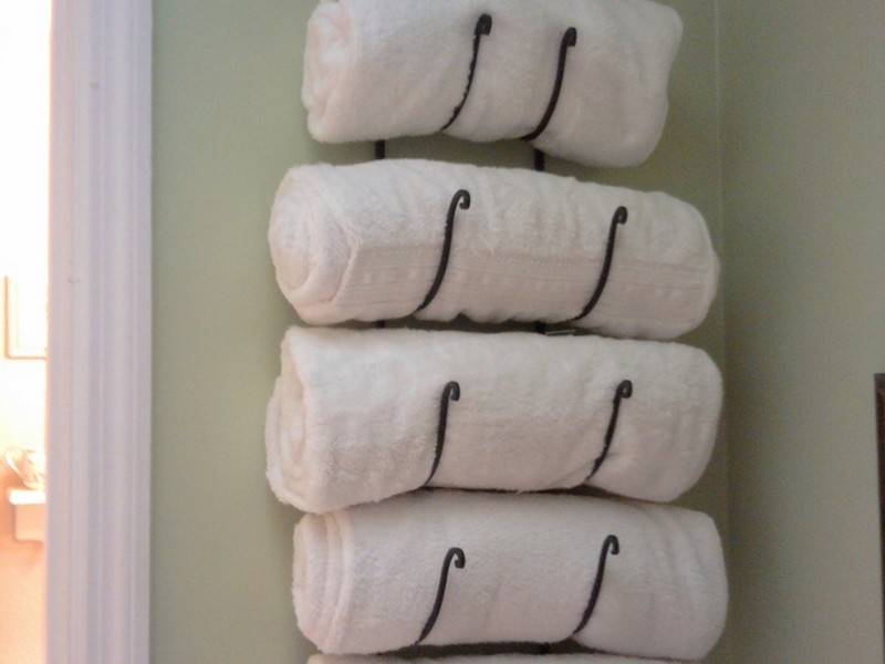 Bathroom Towel Rack Ideas Pinterest