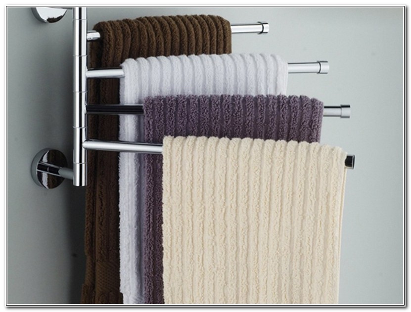 Bathroom Towel Rack Shelf Wall Mounted