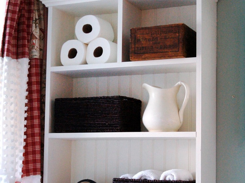 Bathroom Towel Storage Shelves