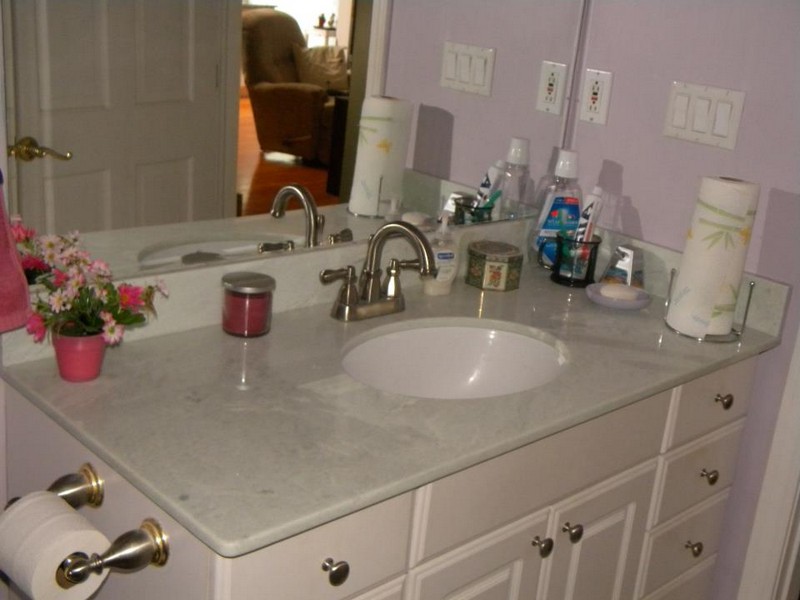 Bathroom Vanities With White Granite Tops