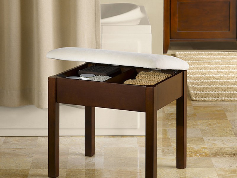 Bathroom Vanity Stool With Storage