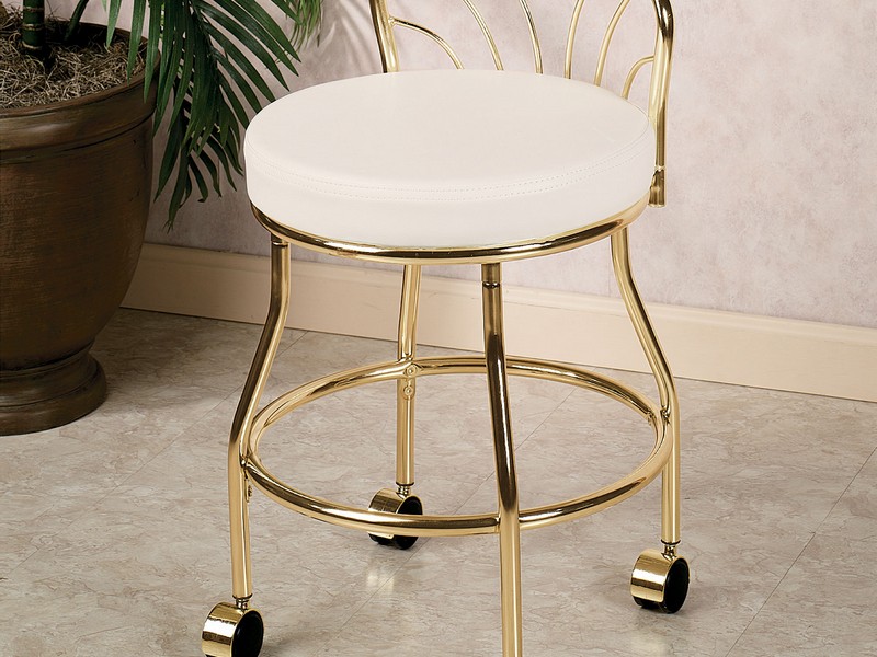 Bathroom Vanity Stools With Wheels