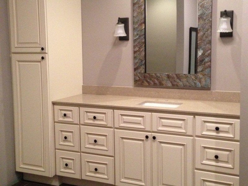 Bathroom Vanity With Linen Cabinet