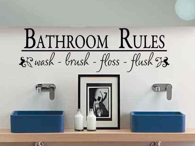 Bathroom Wall Decals Canada