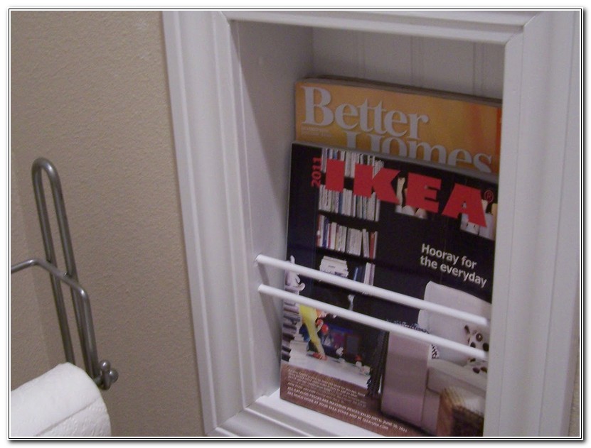 Bathroom Wall Magazine Rack