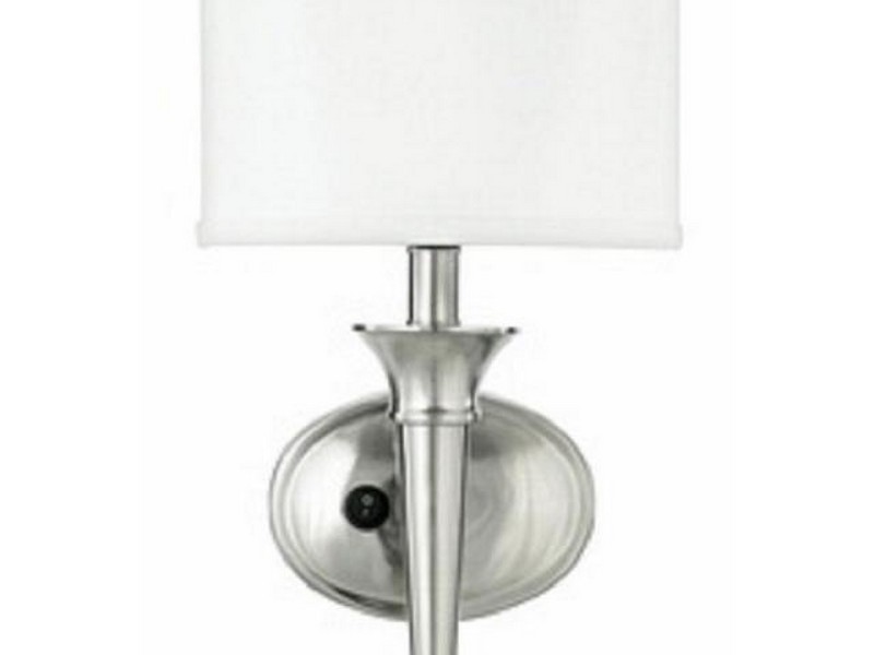 Bathroom Wall Sconces Brushed Nickel