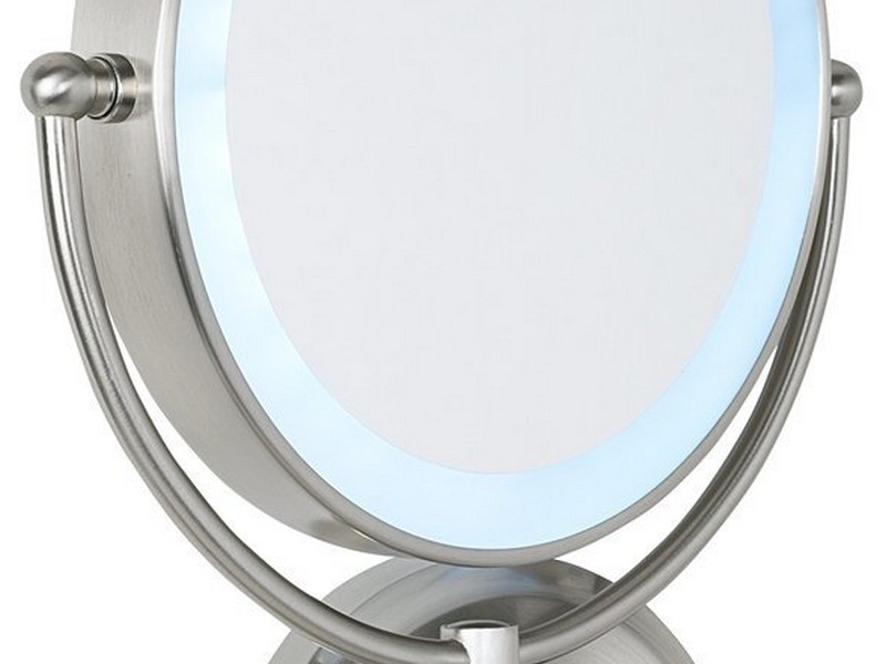 Battery Operated Makeup Mirror Wall Mounted