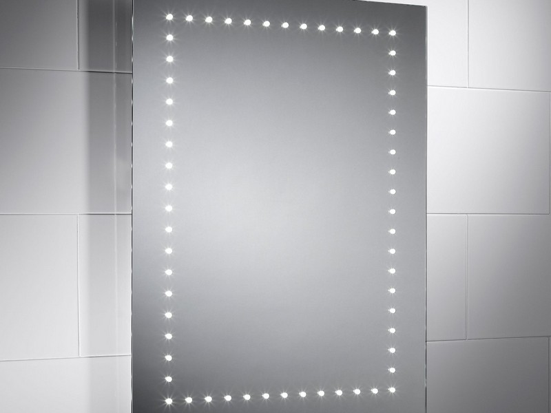 Battery Powered Led Bathroom Mirror