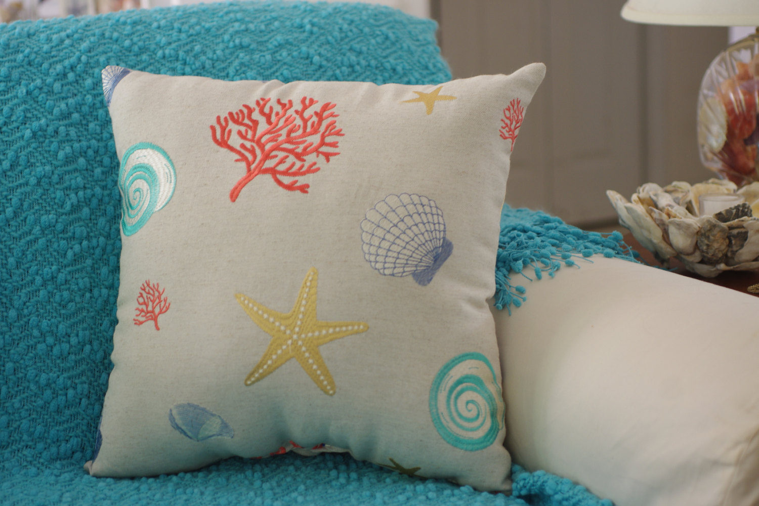 Beach Themed Throw Pillows