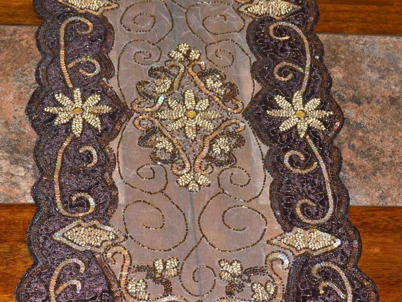 Beaded Table Runners