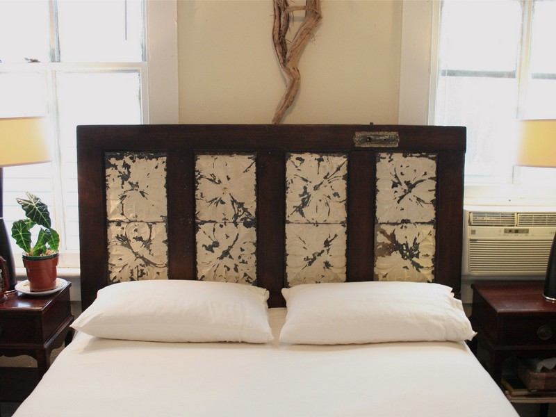 Bed Headboards Made From Old Doors