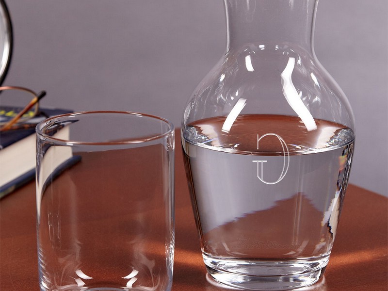 Bedside Water Carafe And Glass