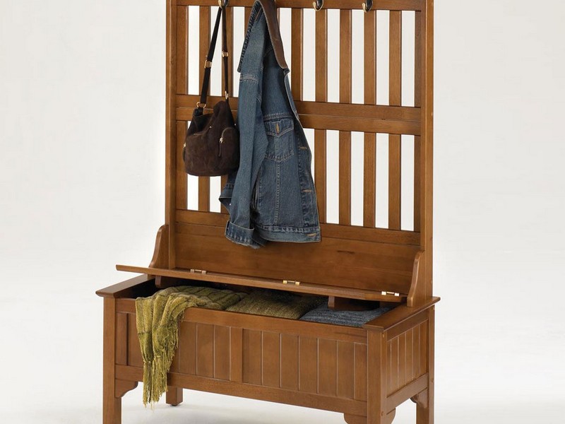 Bench With Coat Rack