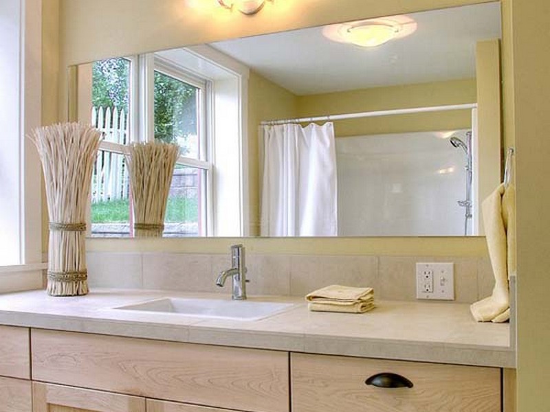 Beveled Bathroom Mirrors Frameless