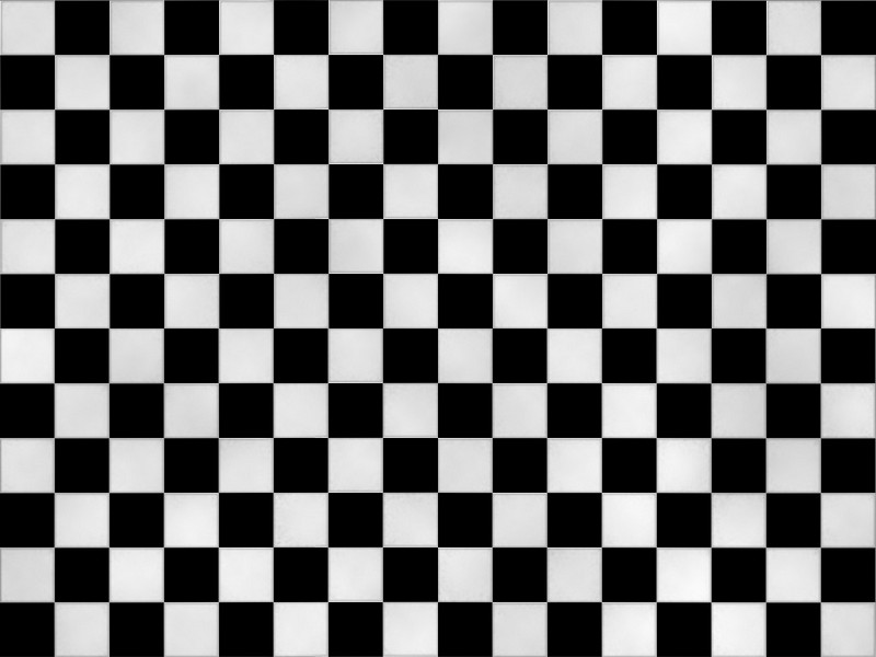 Black And White Checkered Rug