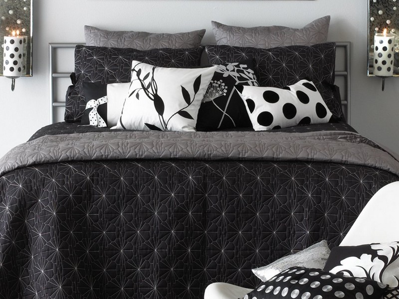 Black And White Coverlet King