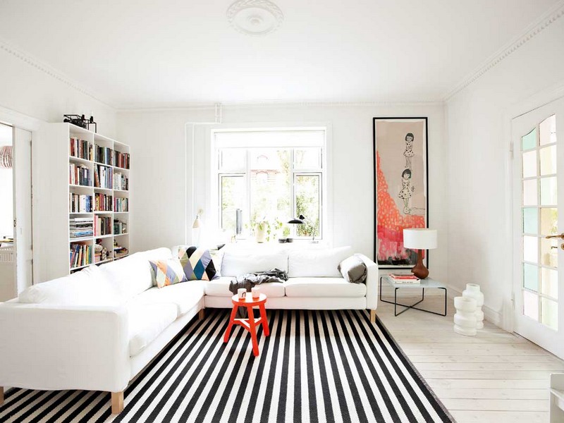 Black And White Striped Rugs Uk