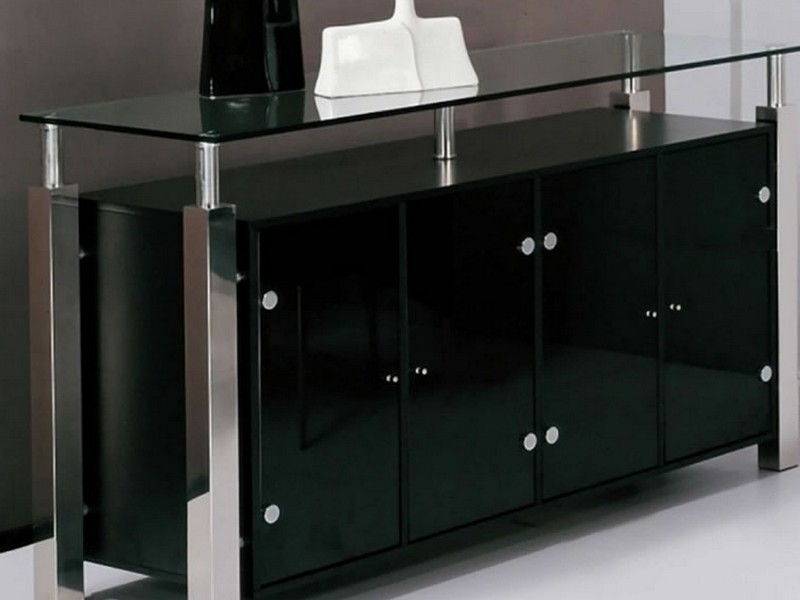 Black Buffet Cabinet