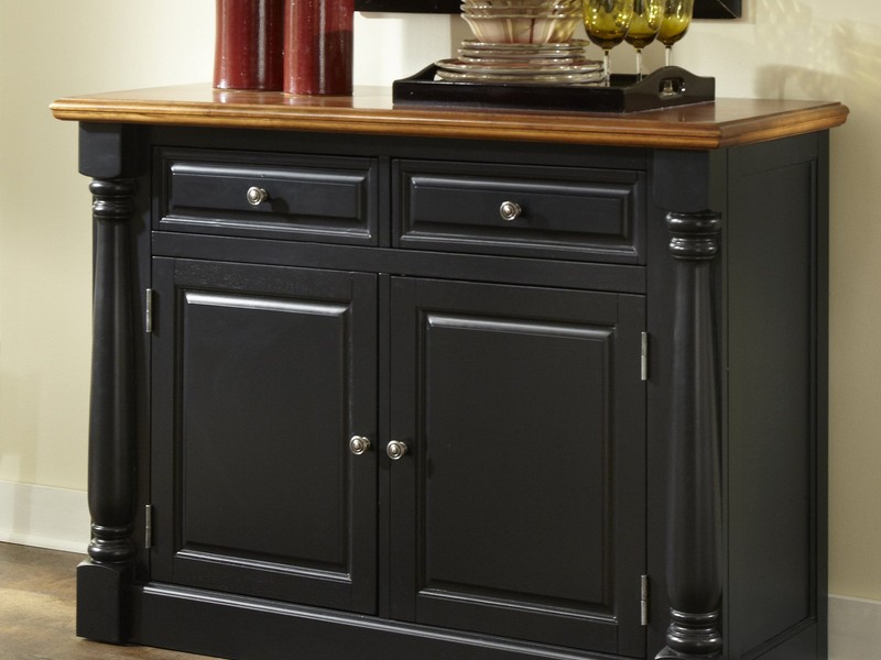 Black Buffet Sideboard