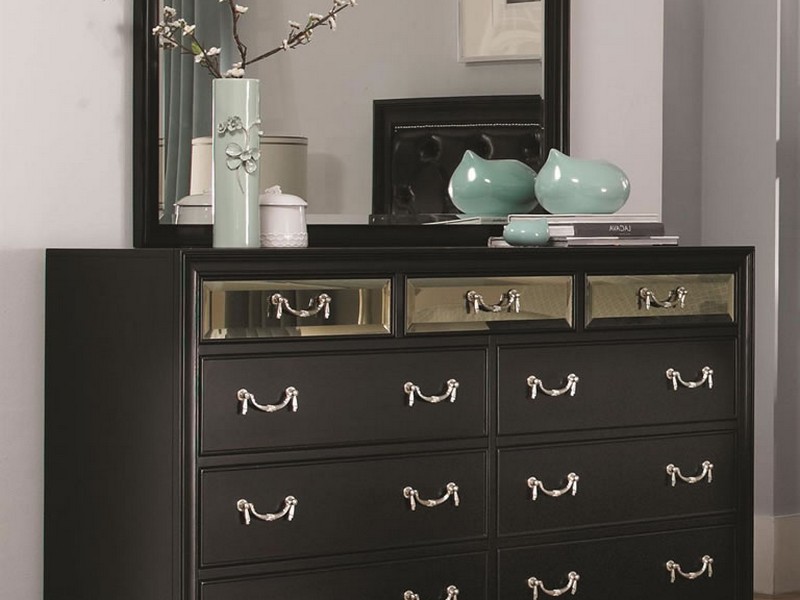 Black Dresser With Mirror Cheap