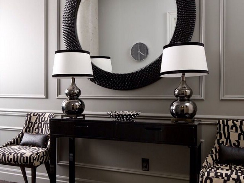 Black Entryway Table