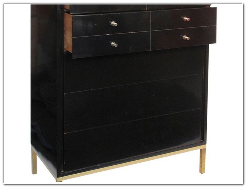 Black Highboy Dresser