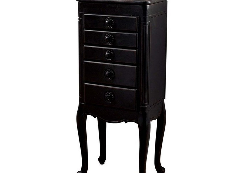 Black Jewelry Armoire