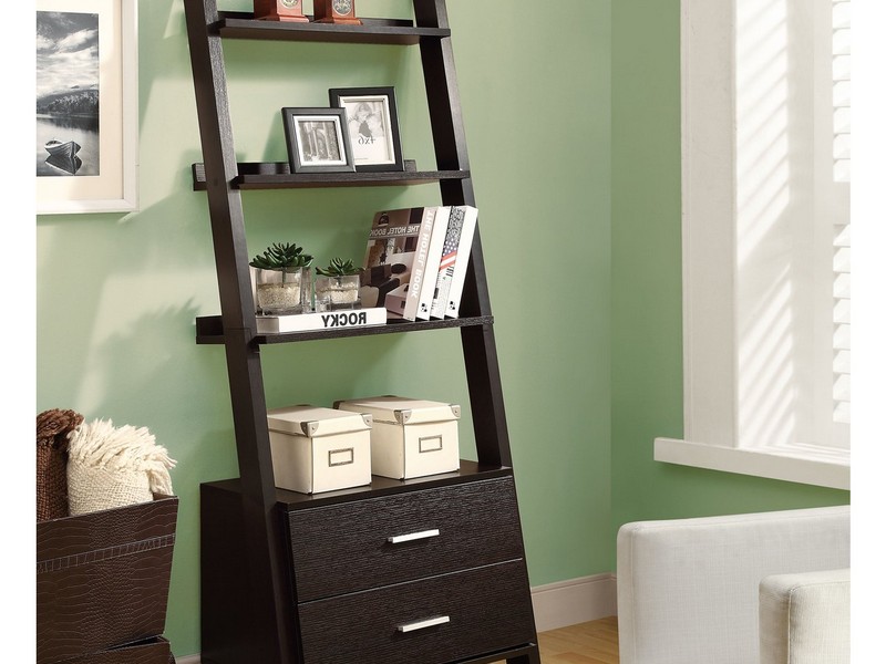 Black Ladder Bookcase