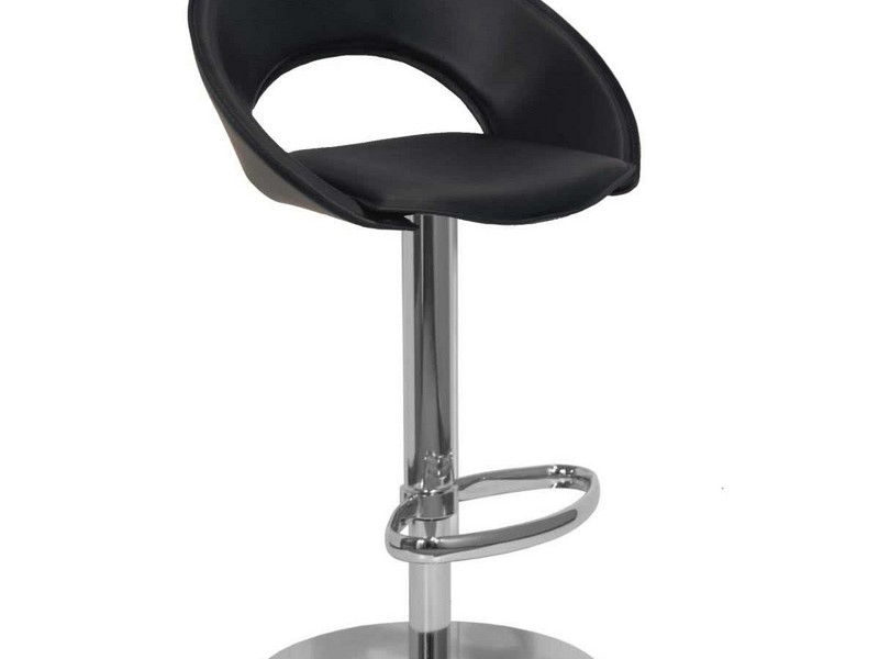 Black Leather Bar Stools With Backs