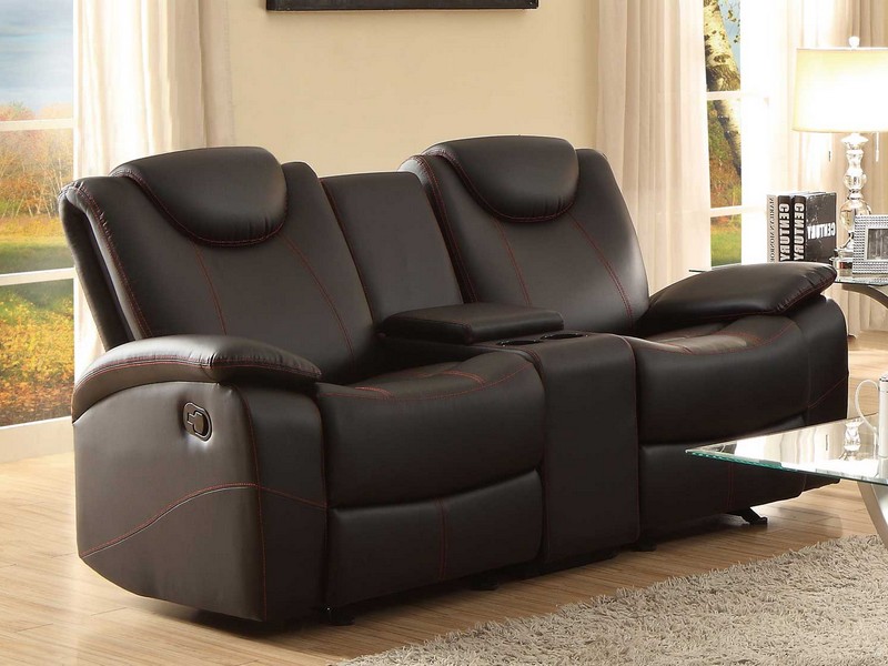 Black Leather Recliner Sofas