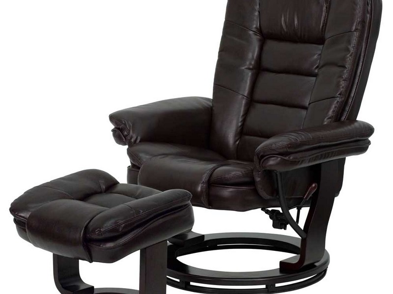 Black Leather Reclining Chair