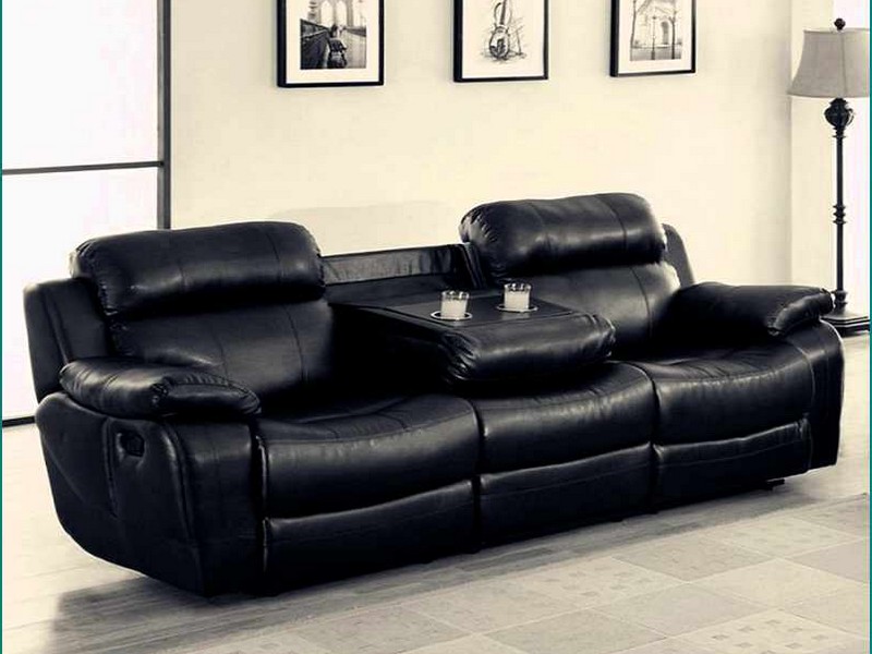 Black Leather Reclining Sofa And Loveseat