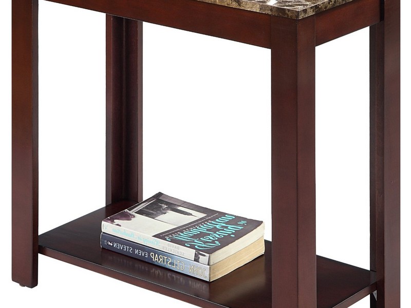 Black Marble Top End Tables