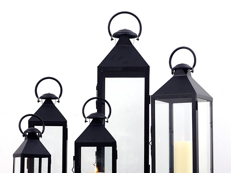 Black Metal Lanterns Cheap