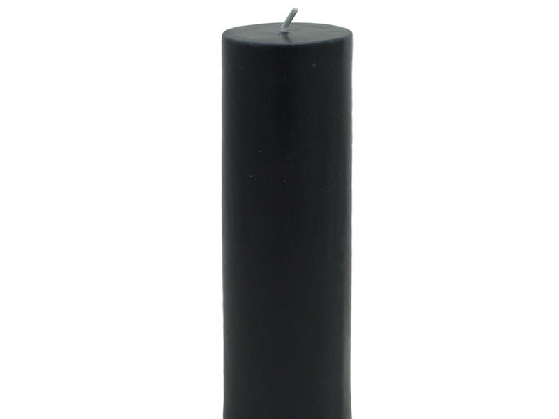 Black Pillar Candles Bulk