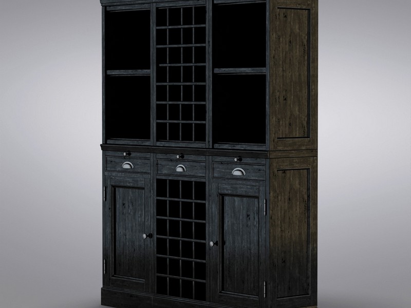 Black Pottery Barn Armoire