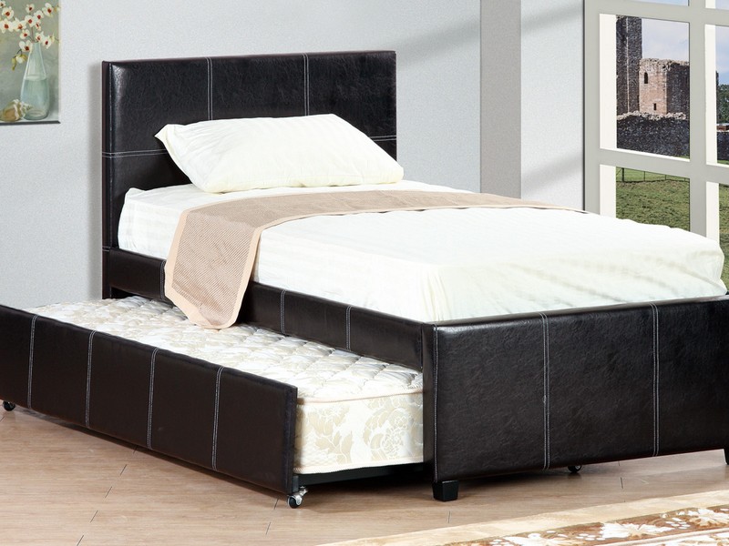 Black Queen Sleigh Bed