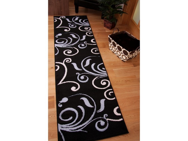 Black Runner Rug