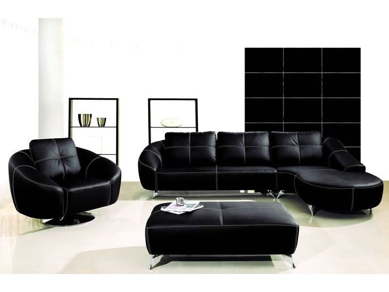 Black Sectional Sofa With Chaise