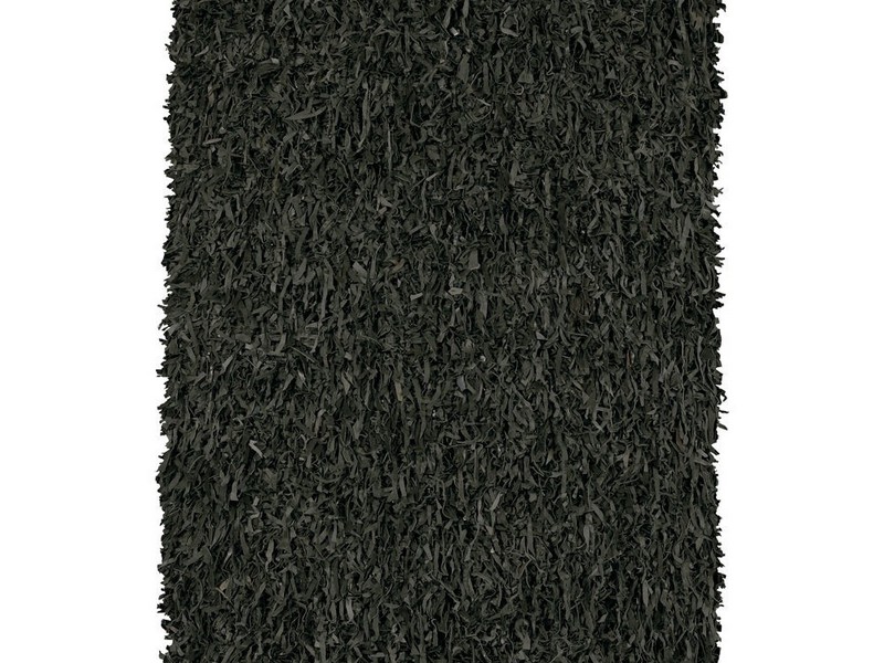 Black Shag Rug