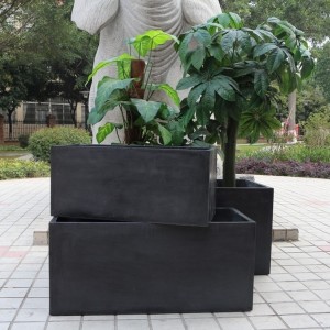 Black Urn Planters